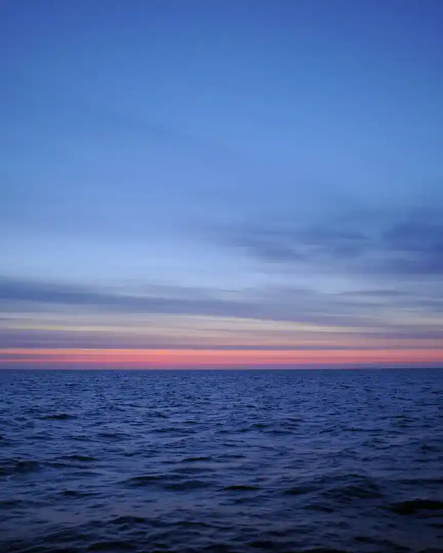 Foto: Alba en el mar del Norte · Océanos