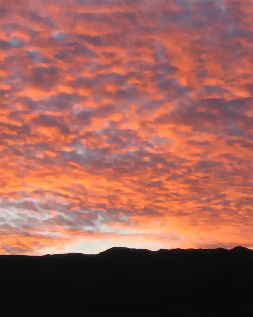 Foto: Atardecer sobre las montañas · Lesoto