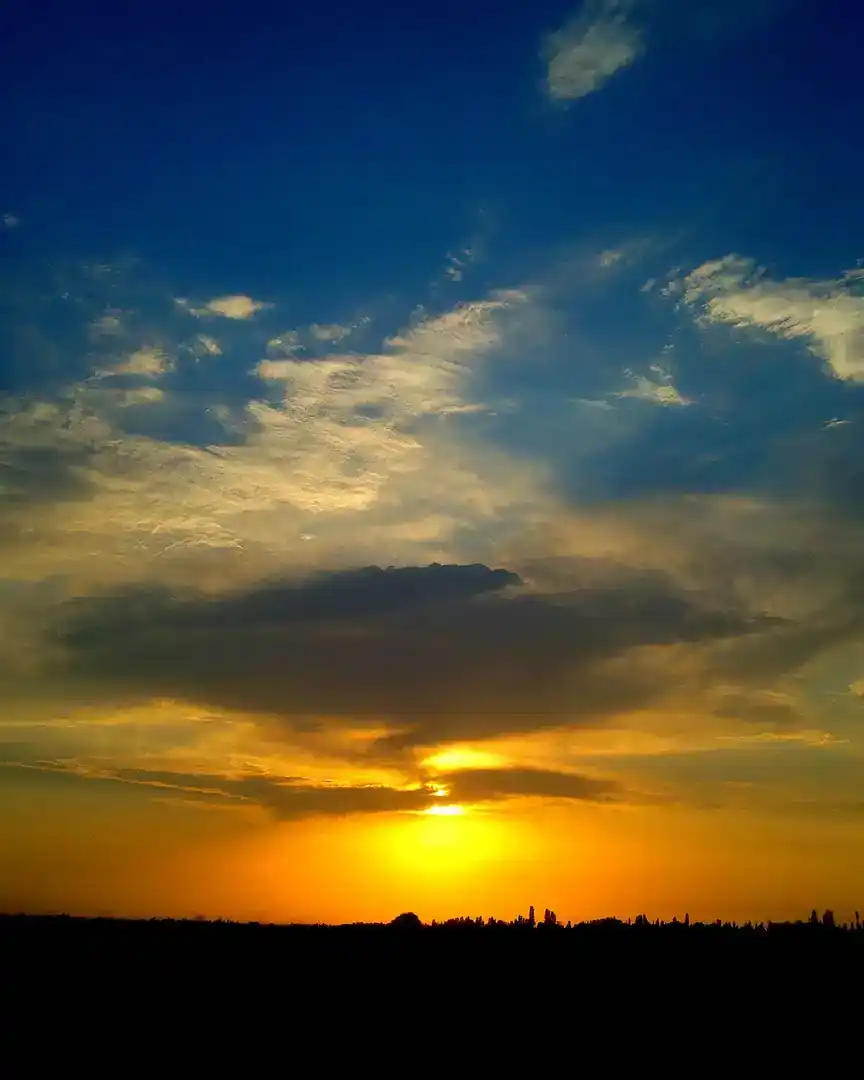 Foto: Atardecer en Hülövlü · Azerbaiyán