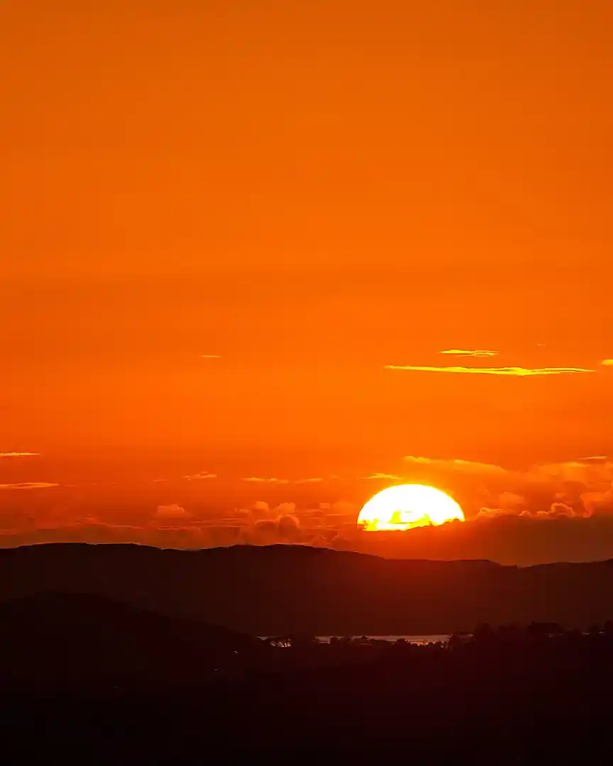 Foto: Atardecer sobre Dunree · Irlanda