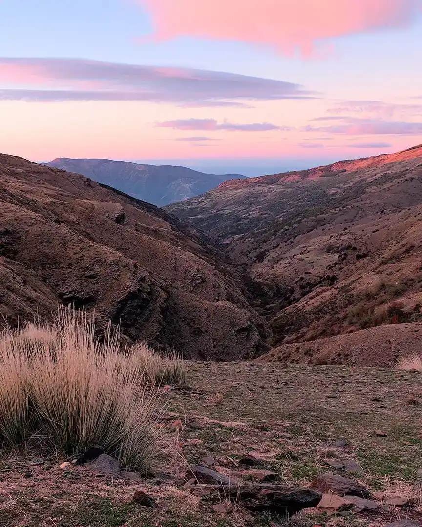 Foto: Amanecer en Capileira, Sierra Nevada · España
