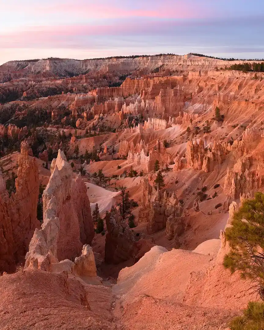 Foto: Amanecer en el cañón Bryce · Estados Unidos