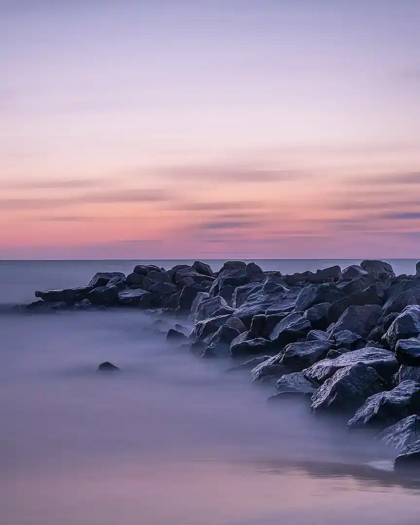 Foto: Atardecer en el mar del Norte · Dinamarca