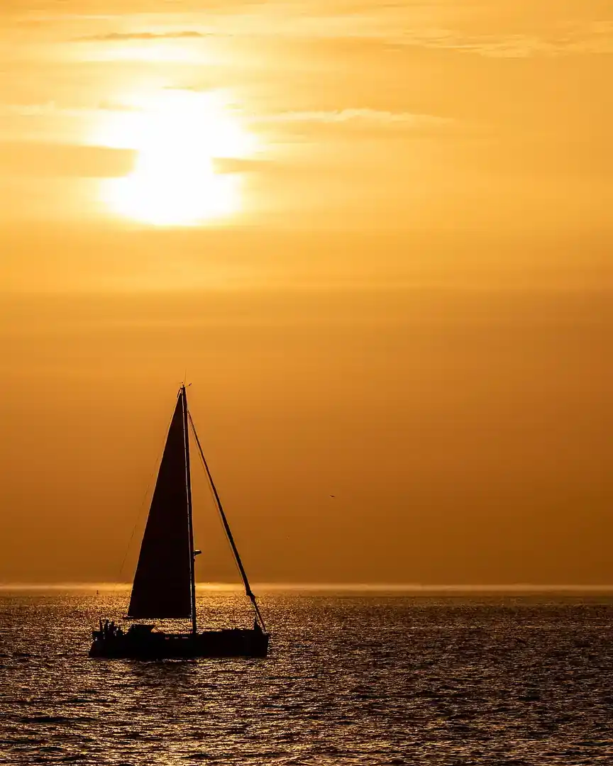 Foto: Atardecer en el Escalda Occidental · Países Bajos