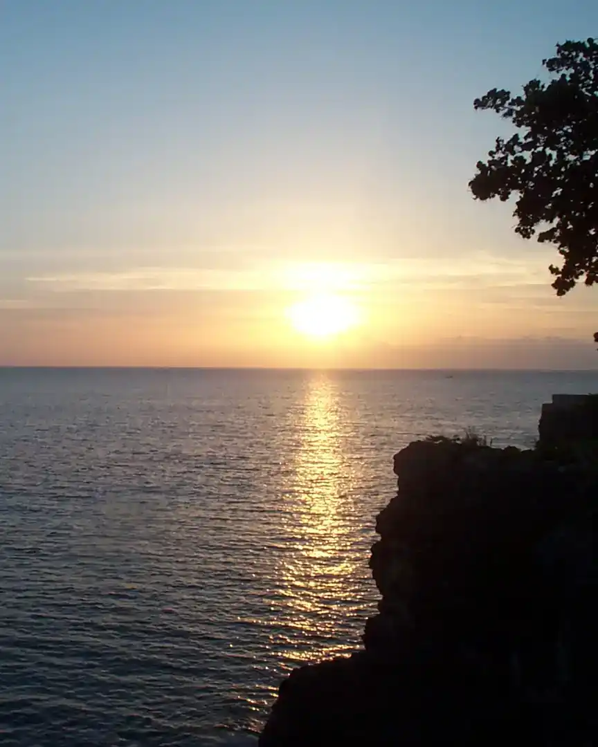 Foto: Atardecer en los acantilados de Negril · Jamaica