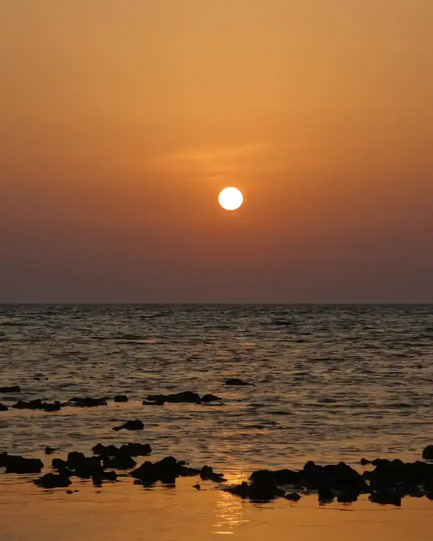Foto: Atardecer en el mar Rojo · Arabia Saudí