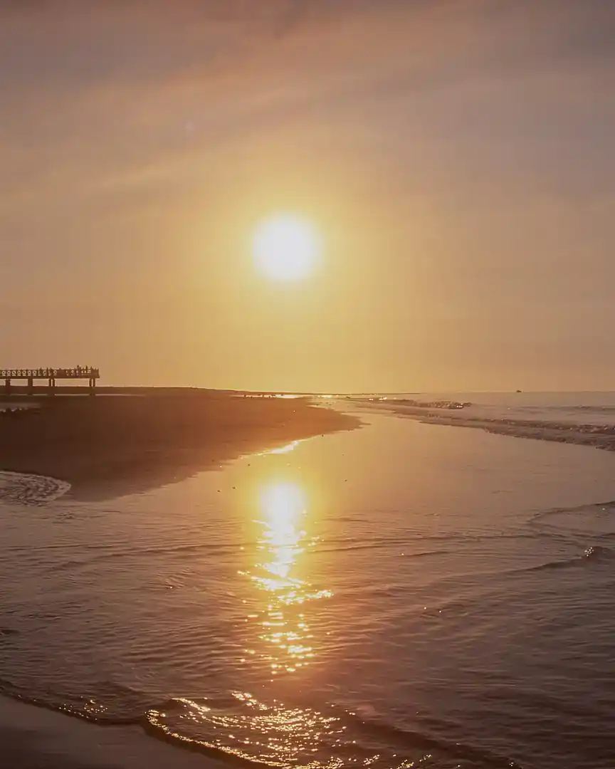 Foto: Atardecer en la reserva de Wazihwei · Taiwán