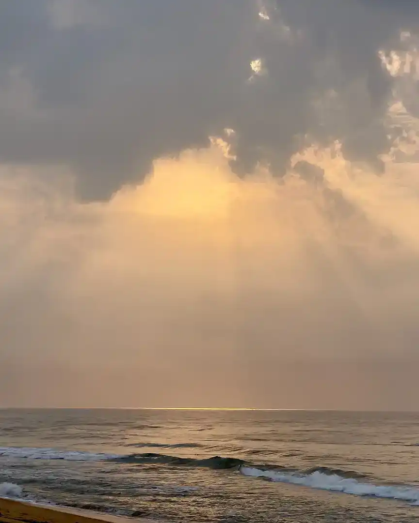 Foto: Amanecer en la Route des Pêches · Benín