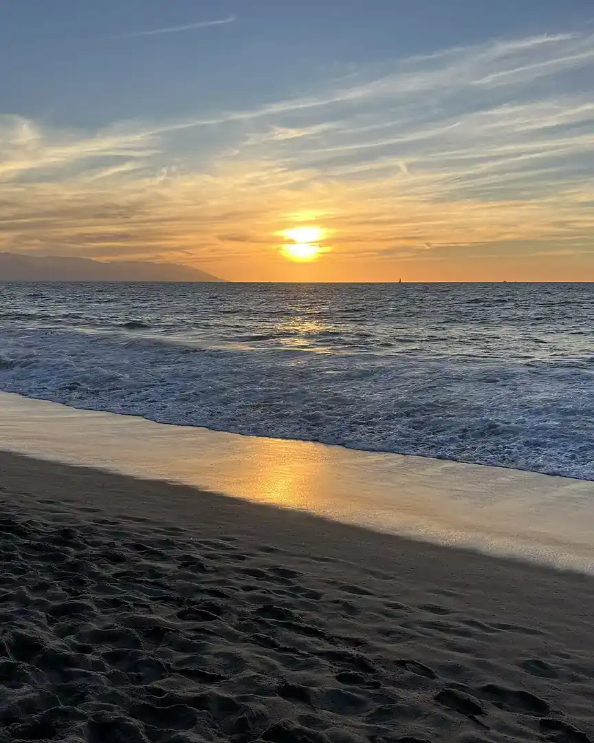 Foto: Atardecer en la playa de Puerto Vallarta · México