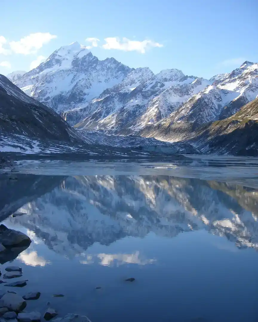 Foto: Parque Nacional Aoraki/Mount Cook · Nueva Zelanda