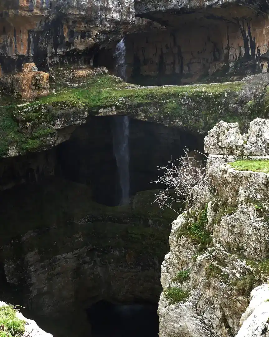 Foto: Cascada de la garganta de Baatara · Líbano