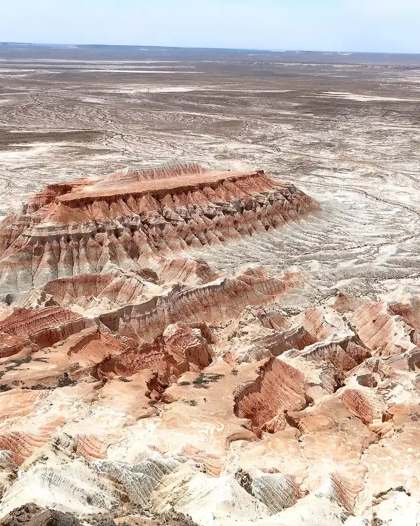 Foto: Cañón de Yangykala · Turkmenistán