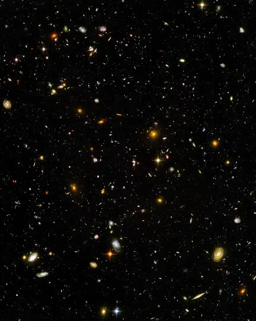 Foto: Campo ultraprofundo del Hubble · El universo