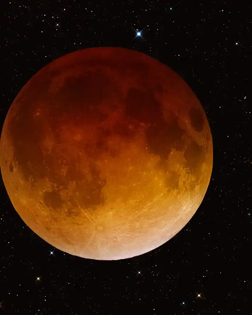 Foto: Eclipse total de Luna · El universo