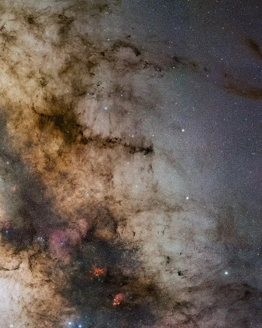 Foto: El centro de la Vía Láctea · El universo